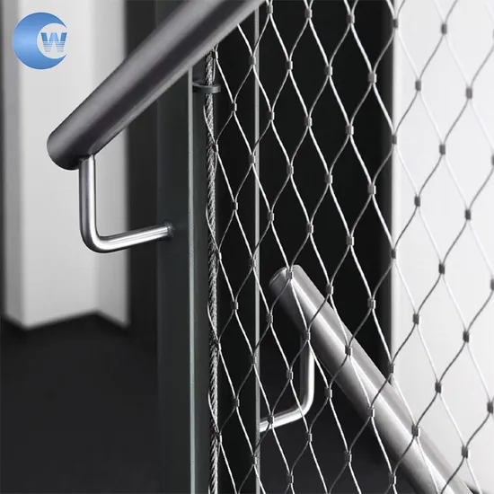 Flexible Stainless Steel Wire Rope Stair Railing Mesh Security Garden Fence Netting Balustrades Mesh